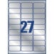 Avery L6011-20 Heavy-Duty Silver Labels 63.5 x 29.6 mm 540 Labels Weather-Resistant