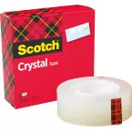 Scotch ruban adhésif Crystal, ft 19 mm x 33 m, boîte de 1 rouleau
