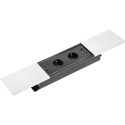 PRESTINO Combibox stopcontact 2 stopcontacten + USB A + USB C + RJ45 + HDMI grijs / pce