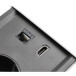 Prise Combibox PRESTINO 2 prises + USB A + USB C + RJ45 + HDMI gris / pce