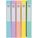 Exacompta Aquarel A4+ 3 Flap Card Folder Assorted Colours 4 cm Spine