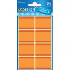 Avery Dennison Freezer Labels Blister Pack, Orange, 40 Labels