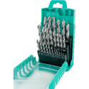 Set van 25 1 - 13 mm spiraalboren (in stappen van 0,5 mm) / pce