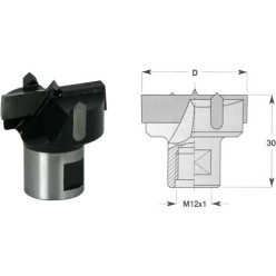 M12 Flush Trim Router Bit D30 per piece