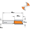 Frees 11 mm I=20 L=48 / PCE