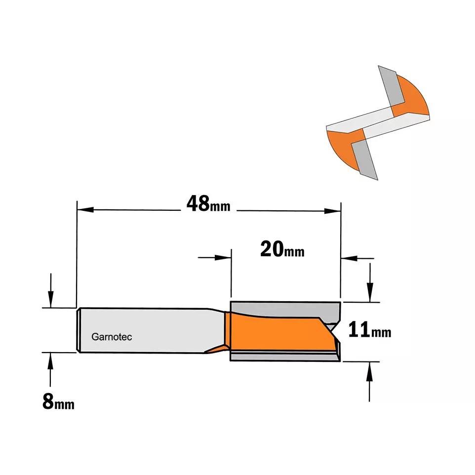 Frees 11 mm I=20 L=48 / PCE