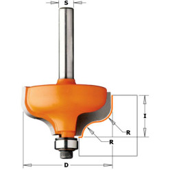 Fraise pour moulure décorative à 2 coupes carbure D 38,1mm / pce