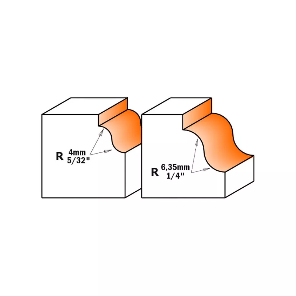 Carbide Two-Flute Decorative Moulding...
