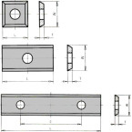 Standard Reversible Inserts...