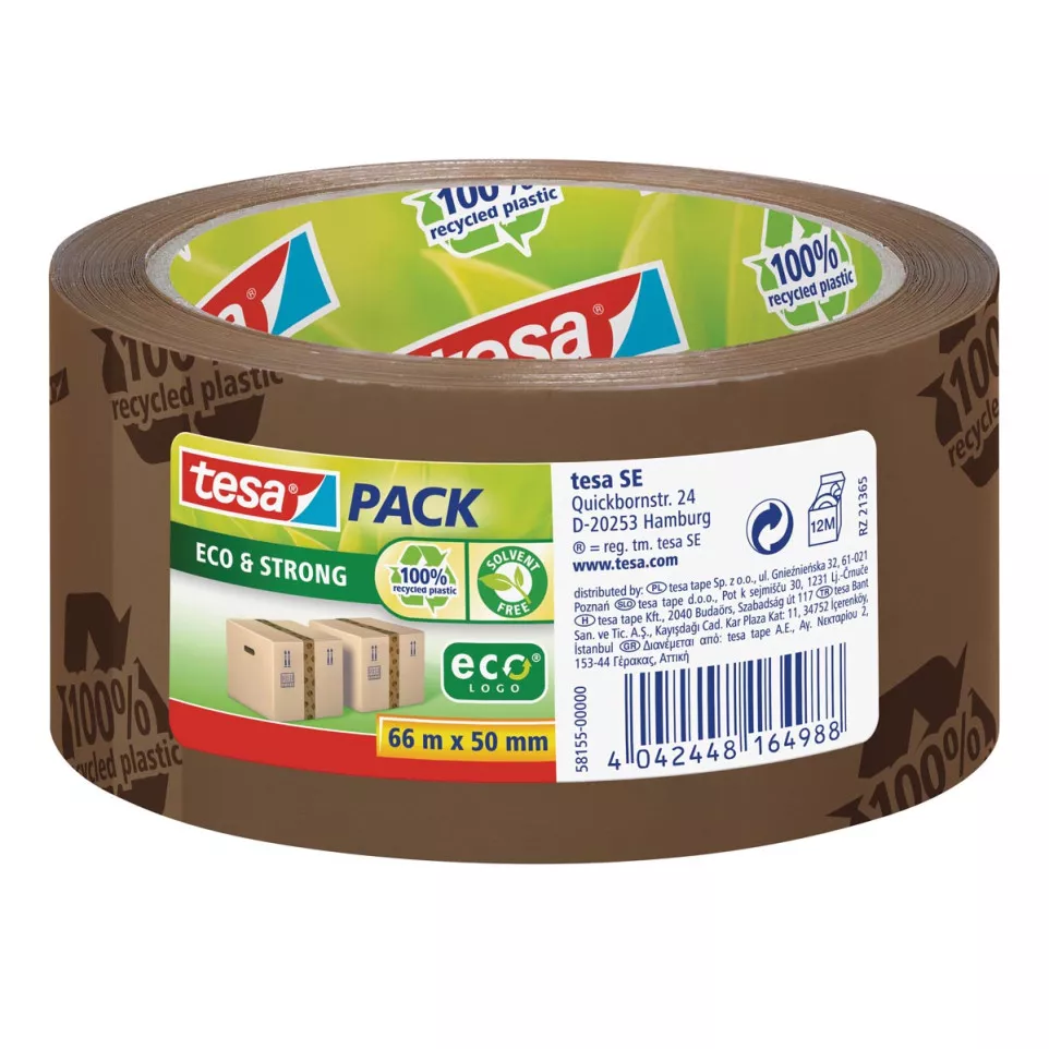 tesapack Eco & Strong ecoLogo Brown...