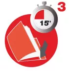 Apli Couvre-livres ajustable, pour ft A4, blister de 3 pièces
