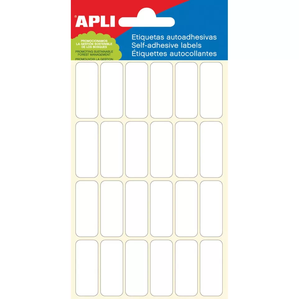 Apli witte etiketten ft 12 x 30 mm (b...