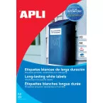 Apli Moisture Resistant Labels 210 x 297 mm 20 Pieces 1 Per Sheet