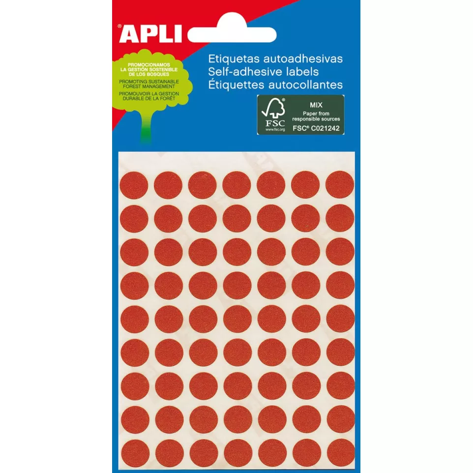 Apli ronde etiketten in etui diameter...