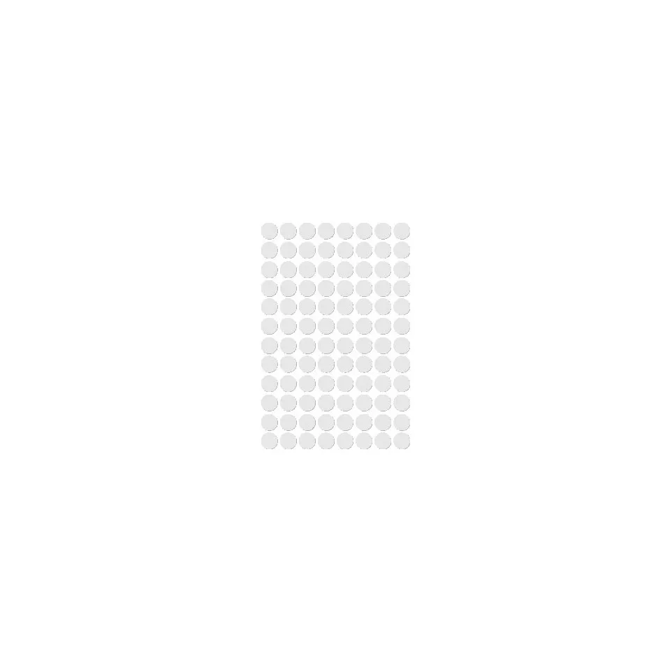 Apli Round Labels 8 mm Diameter White...