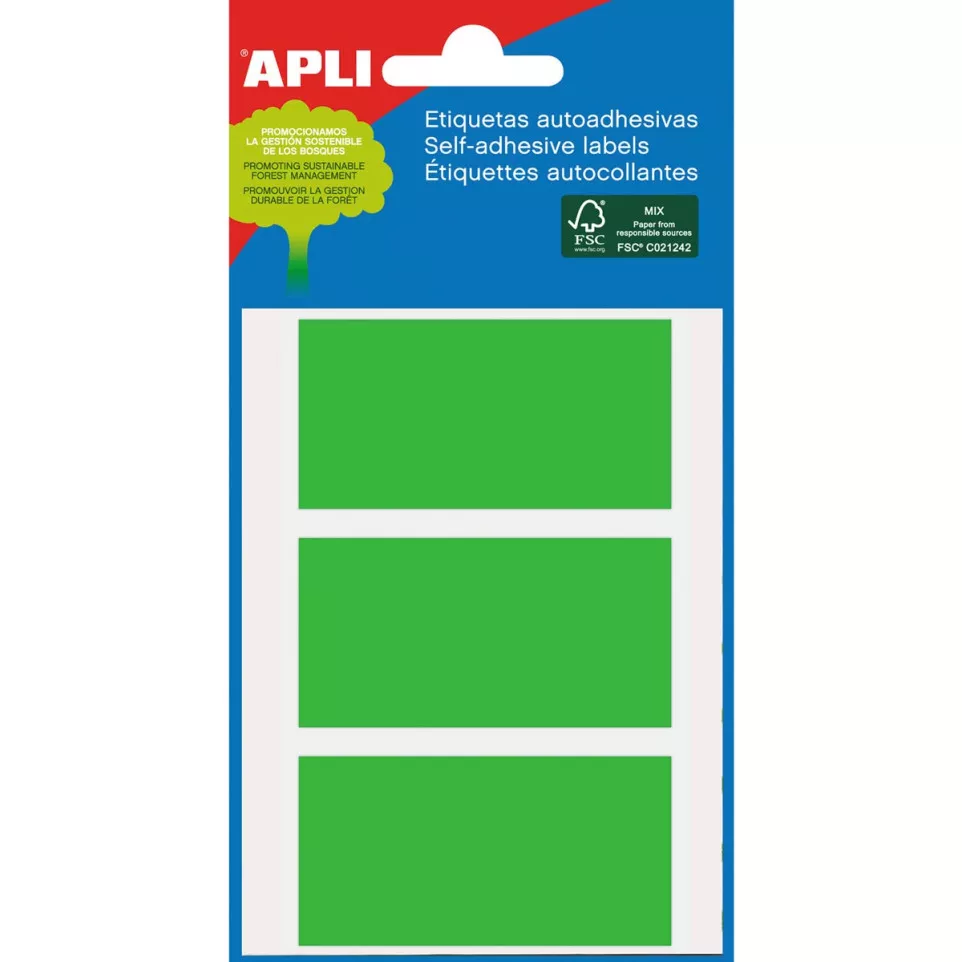 Apli étiquettes colorées en pochette...