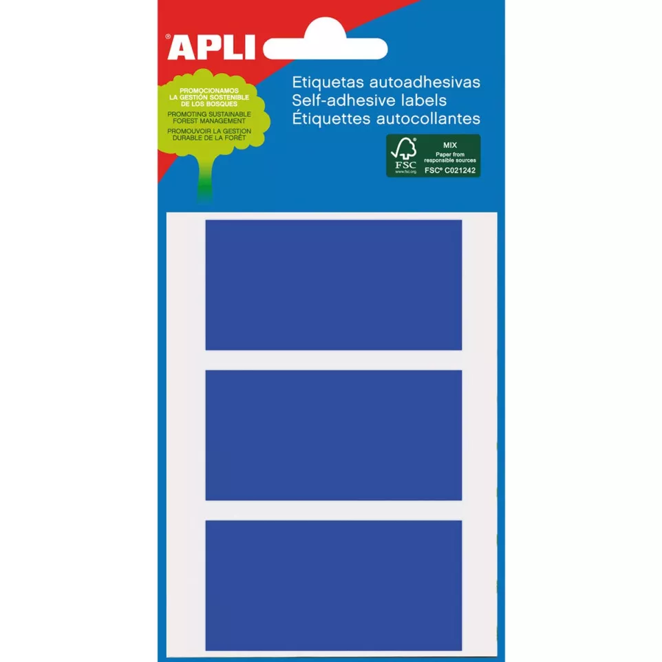 Apli Colored Labels Blue Pack (2072)