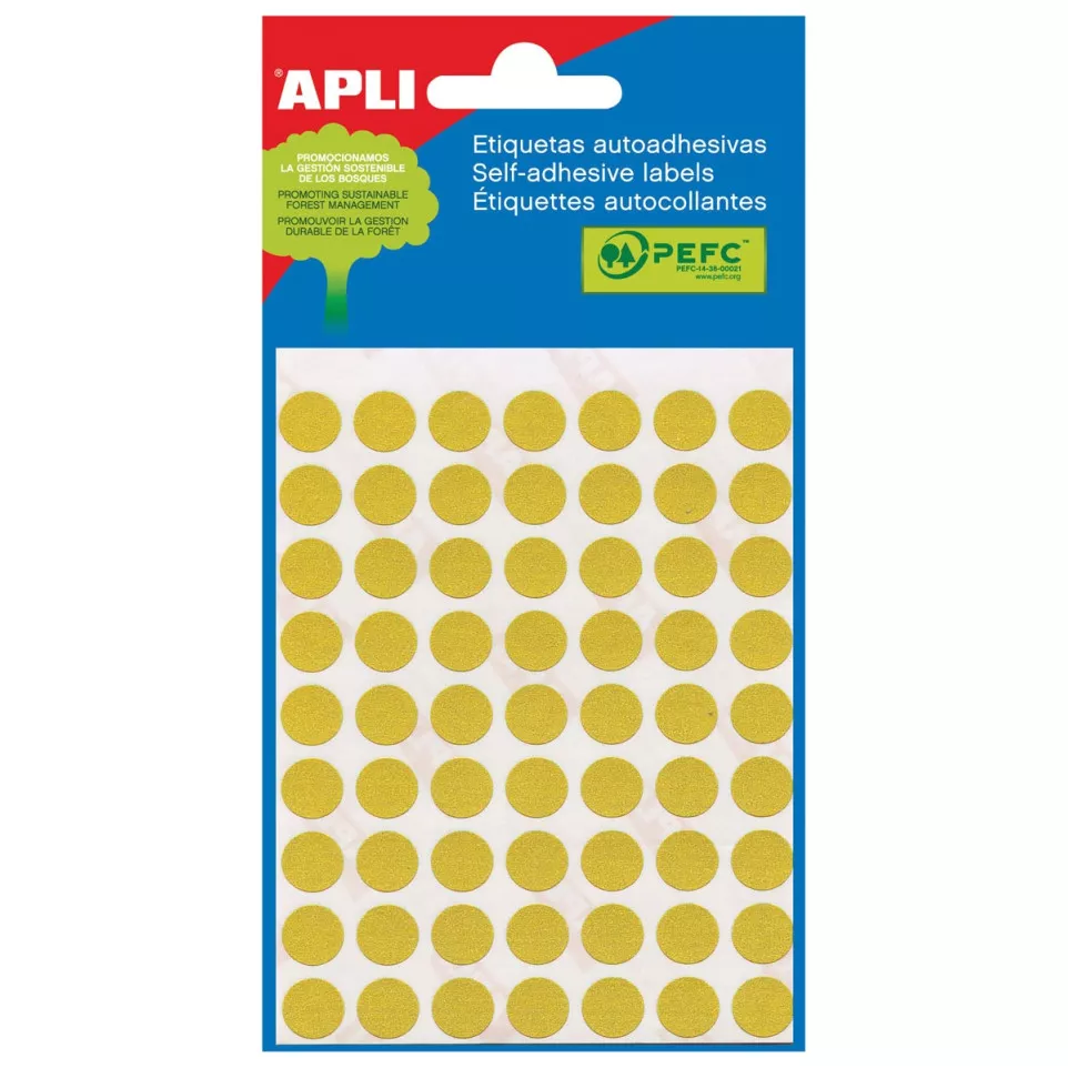 Apli ronde etiketten in etui diameter...