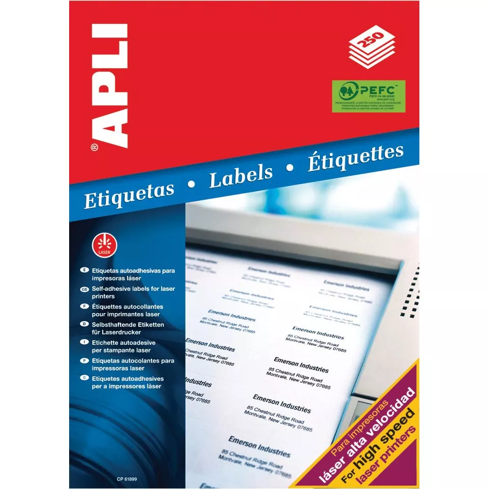 Apli witte etiketten Ft 105 x 148 mm...