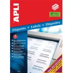 Apli White Labels 105 x 148 mm (W x H), 1,000 Pieces, 4 per Sheet (2528)