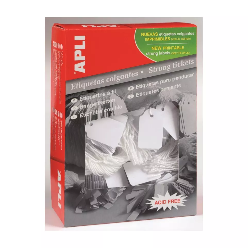 Apli Tag Labels with String 28 x 43...