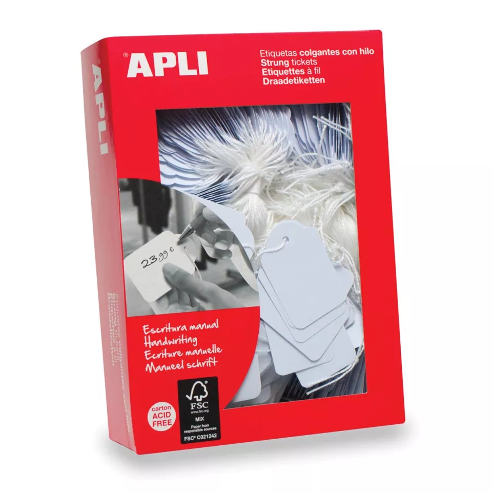 Apli String Tags 7 x 19 mm (w x h)...
