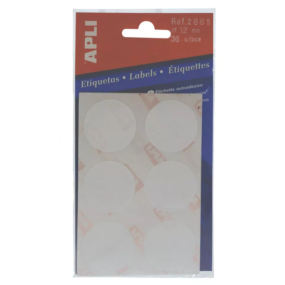 Apli ronde etiketten in etui diameter...