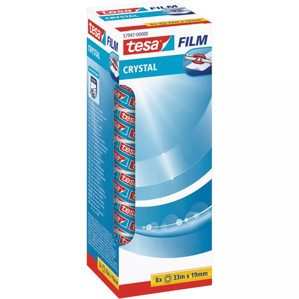 tesafilm Crystal Transparent Tape 33...