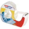 Tesa double-sided adhesive tape 12 mm x 7.5 m blister pack with dispenser