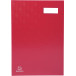 Exacompta handtekenmap voor ft 24 x 35 cm, uit karton overdekt met pvc, 20 indelingen, rood