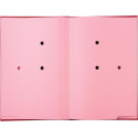 Exacompta Signature Book 24 x 35 cm Cardboard with PVC Cover 20 Compartments Red