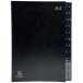 Exacompta trieur Ordonator 24 compartiments avec onglets A-Z, noir