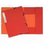 Exacompta elastomap Forever rood/oranje
