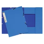 Exacompta Forever Elasticated Card Folder Light Blue/Dark Blue