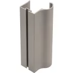 Profil poignée ERGO 18 aluminium anodisé bronze pour panneaux bois épaisseur 18mm longueur 2,70m / 2.7m