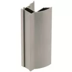 NOVO S 18/4 Bronze Anodized Aluminum Handle Profile for 18mm Wood or 4mm Glass Panels Length 2.7m Pack of 2