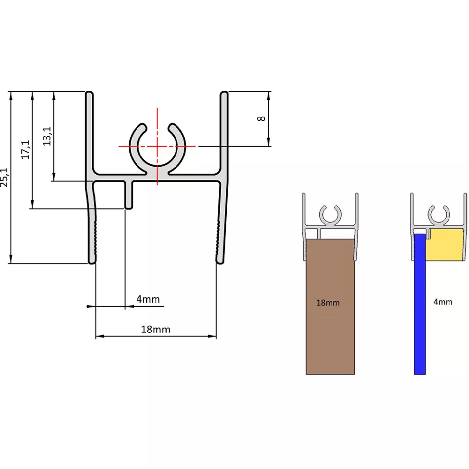 Top Bronze Anodized Aluminum Upper...