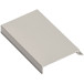 Brons geanodiseerd aluminium afdekprofiel voor onderrail "EVO" lengte 3m / 3m