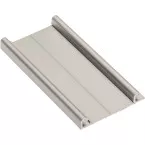 Dubbele bodemlooprail \"EVO\" brons geanodiseerd aluminium voor ERGO 18, NOVO S 18 en 18/4, LOCA 18 en 18/4 geleiders lengte 6m / 
