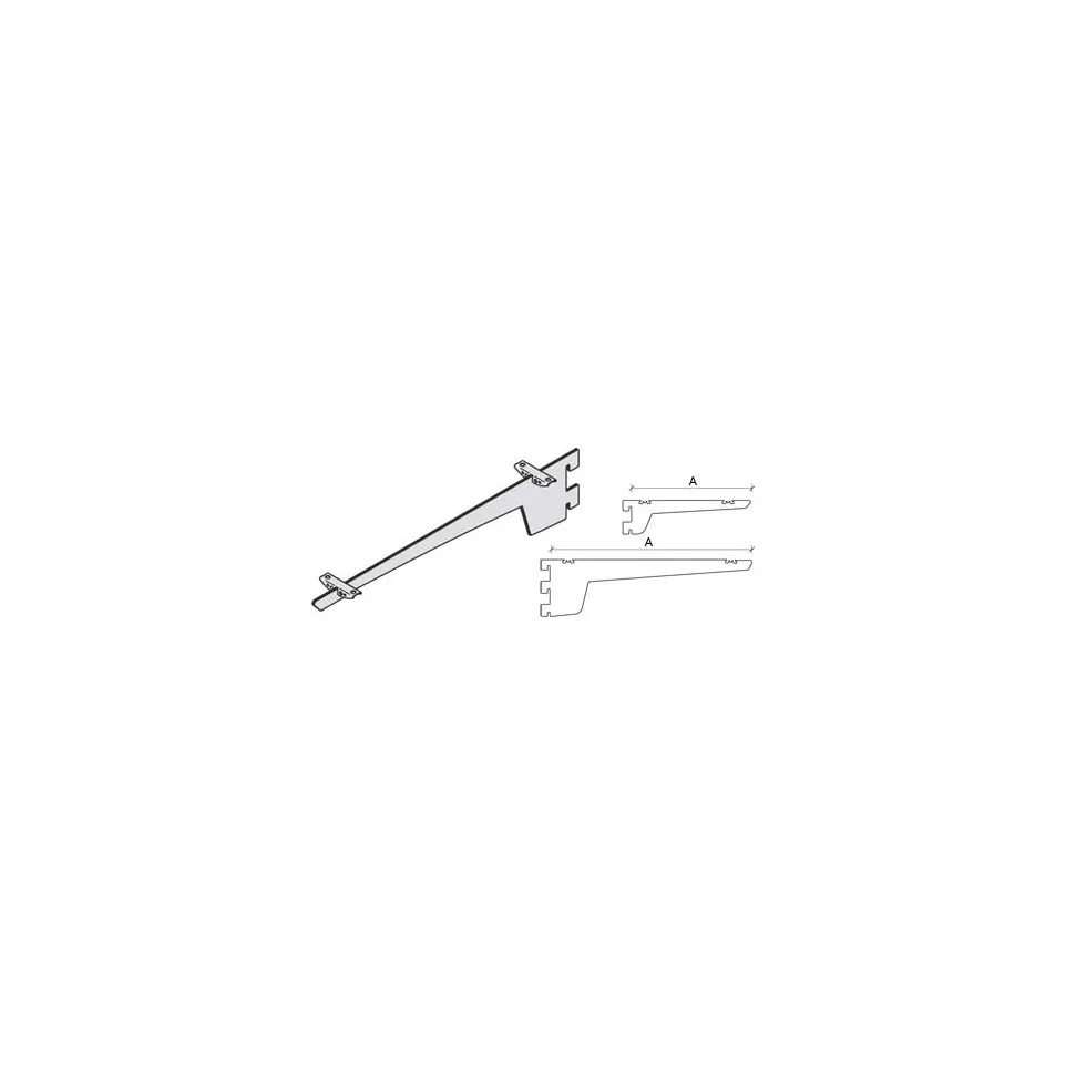 Console standard LINEAR alu 140mm / pce