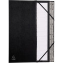 Exacompta trieur rigide Ordonator alphabétique dos extensible 24 compartiments, A à Z, noir