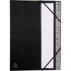 Exacompta trieur rigide Ordonator alphabétique dos extensible 24 compartiments, A à Z, noir