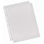 Esselte punched pockets embossed economy 50 microns