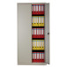Bisley armoire à portes battantes, ft 195 x 91,4 x 40 cm (h x l x p), 4 tablettes, gris