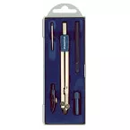 Staedtler Compas Mars 559 Arco coffret 5 pièces: compas avec étui-mines, tire-ligne et pointe
