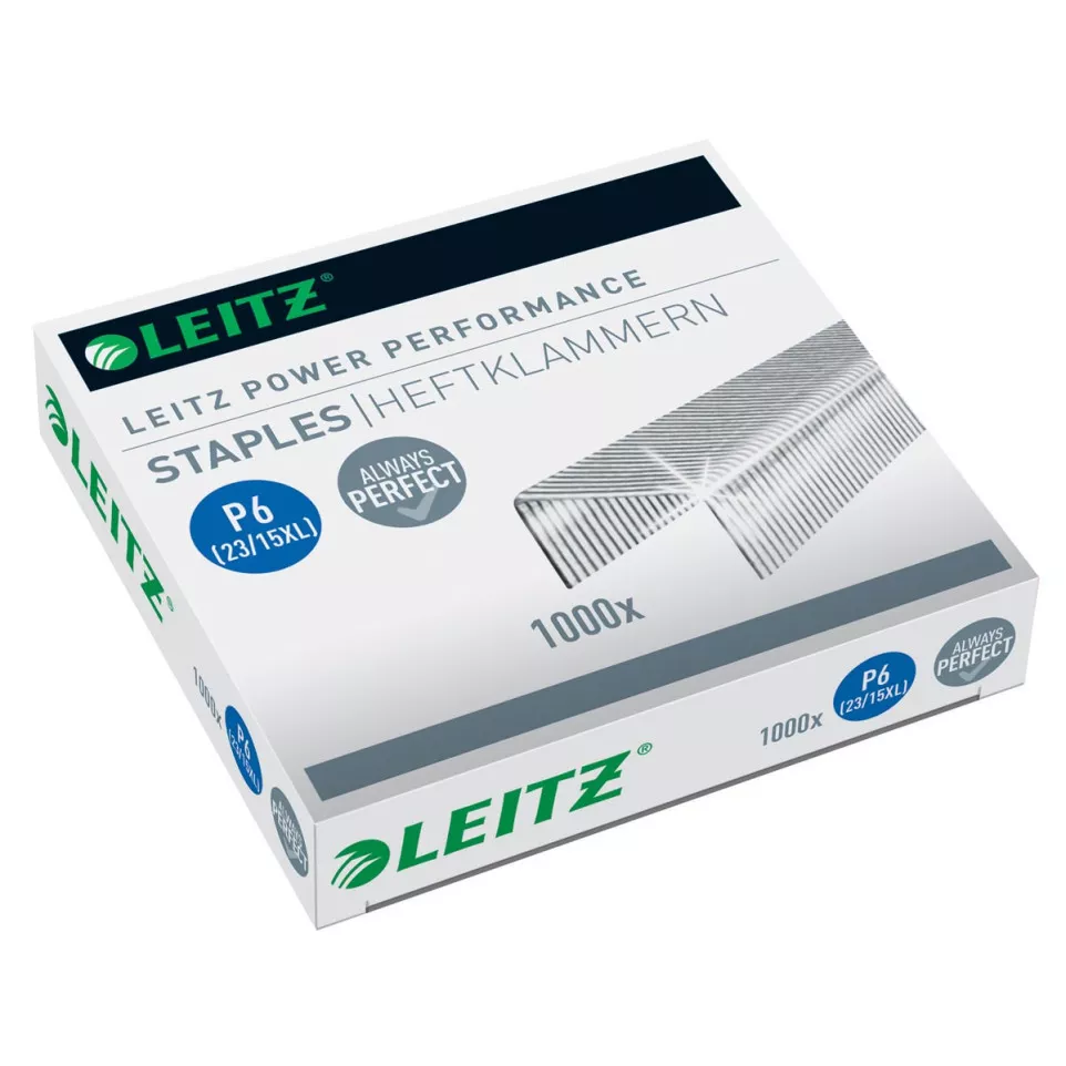 Leitz Staples 23/15, Box of 1000 Staples