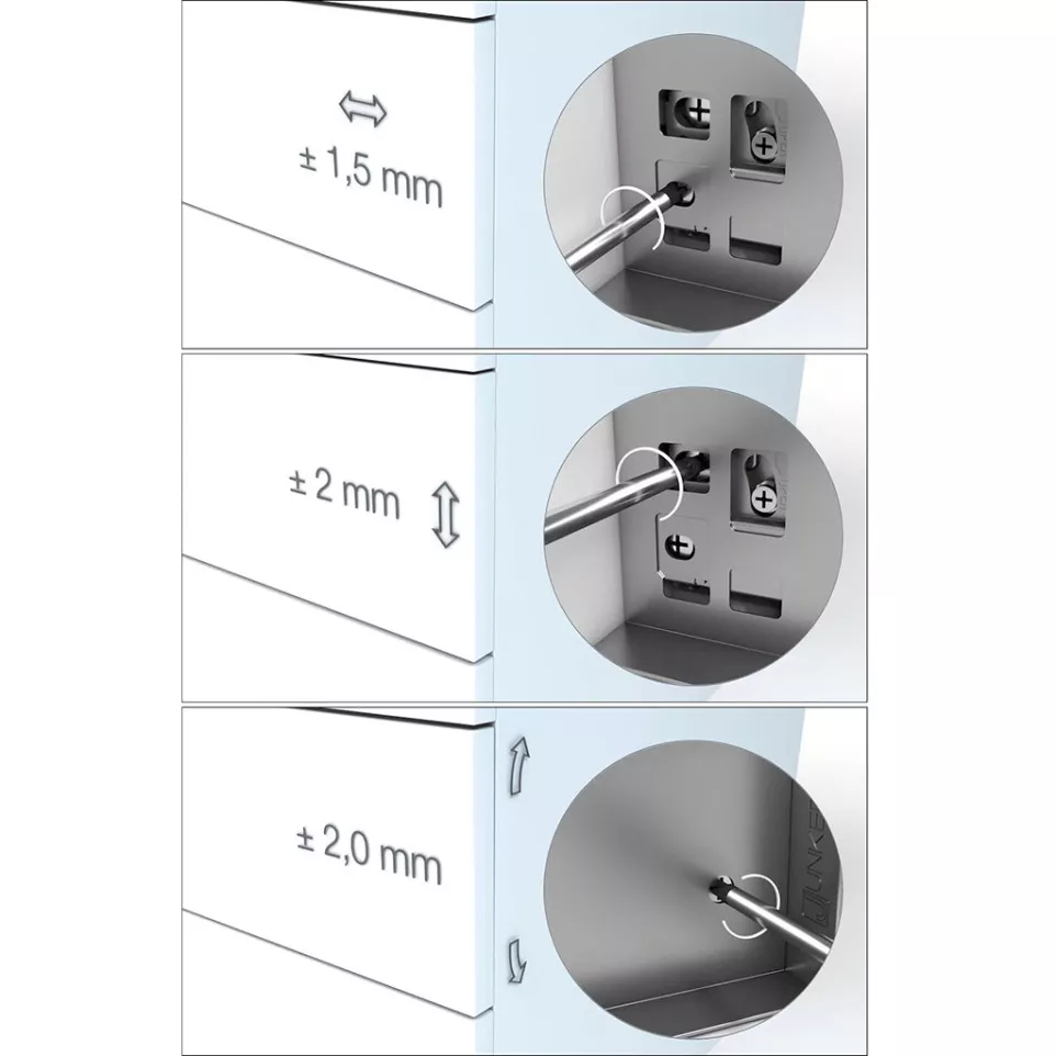 Anthracite Drawer Side Kit Height...