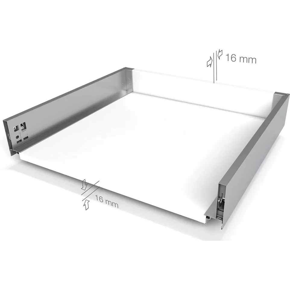 Ladezijde kit wit hoogte 120mm +...