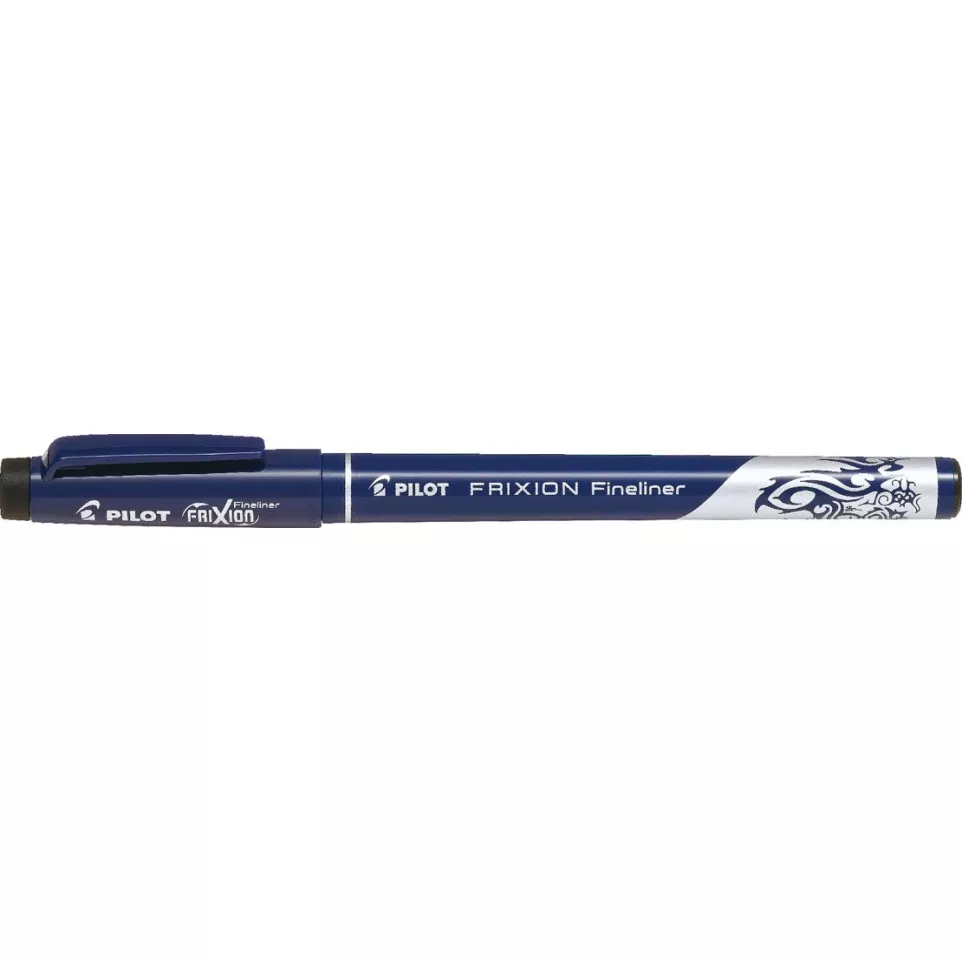 Pilot fineliner Frixion zwart