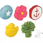 Red Decorative Button per piece